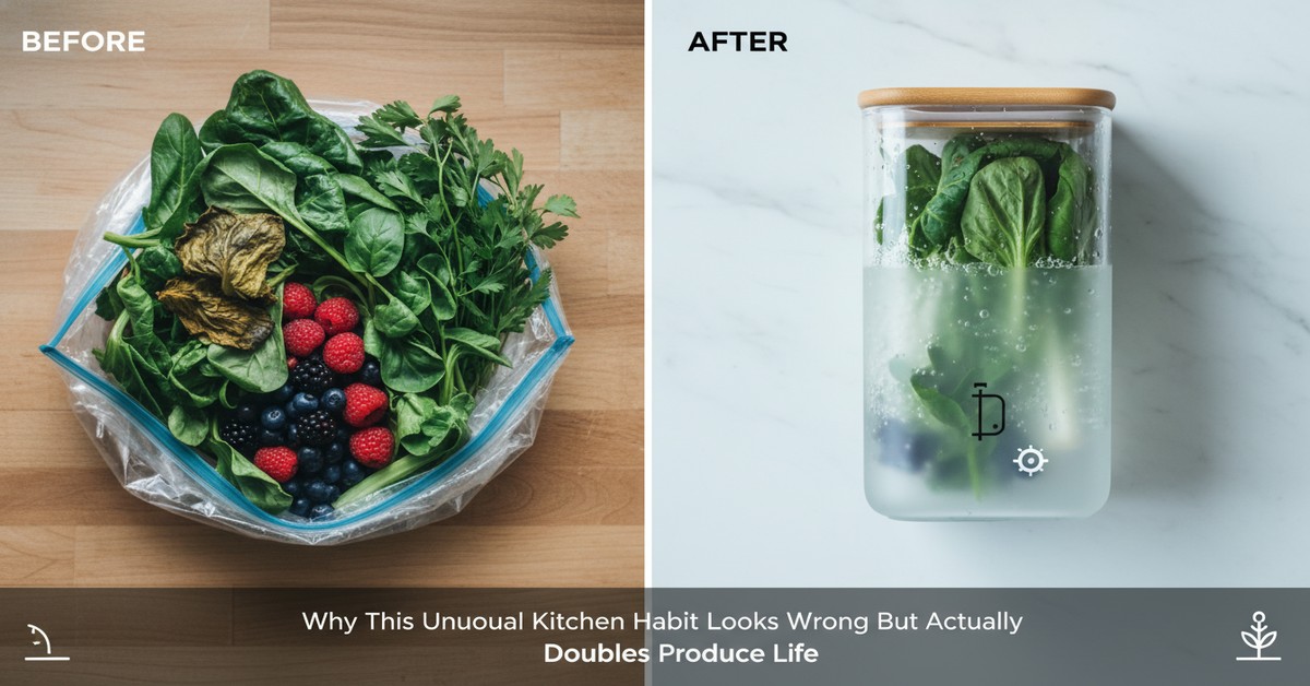 The Counter-Intuitive Kitchen Habit That Doubles Produce Freshness