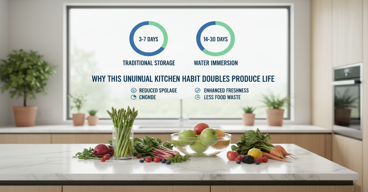 The Counter-Intuitive Kitchen Habit That Doubles Your Produce's Freshness