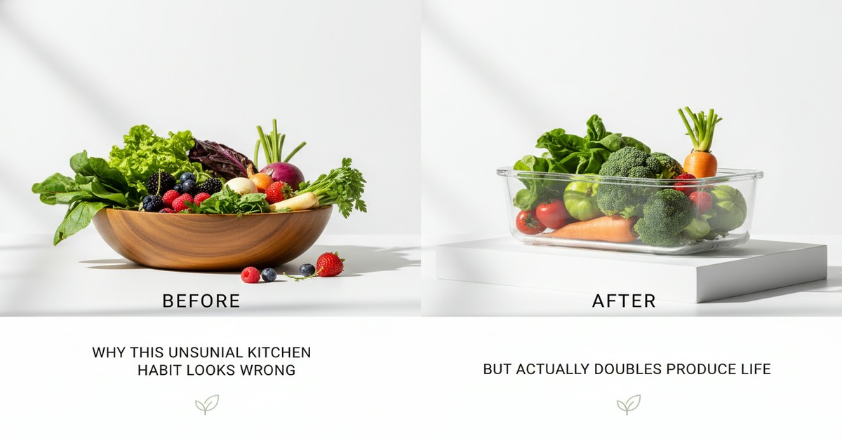 The Counter-Intuitive Kitchen Habit That Doubles Your Produce Life.